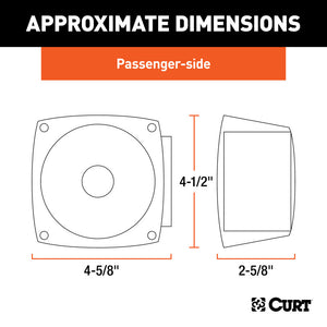 Curt Combination Trailer Light w/out License Plate Illumination