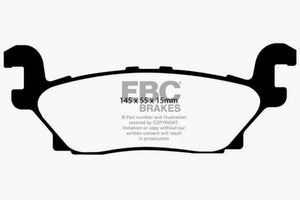 EBC 05-07 Hummer H3 3.5 Yellowstuff Rear Brake Pads