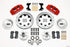 Wilwood Dynapro 6 Front Hub Kit 12.19in Drilled Red WWE ProSpindle