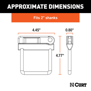 Curt Anti-Rattle Clamp (Fits 2in Receiver)