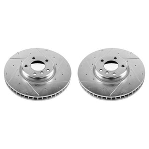 Power Stop 10-17 BMW 535i GT Front Evolution Drilled & Slotted Rotors - Pair