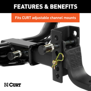 Curt Channel Mount Lock Set (5/8in Diameter)