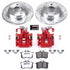 Power Stop 98-04 Audi A6 Quattro Rear Z26 Street Warrior Brake Kit w/Calipers