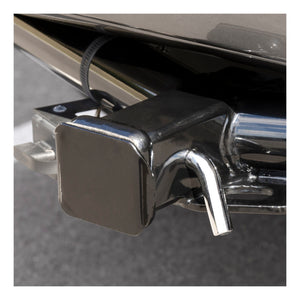 Curt 2in Black Plastic Hitch Tube Cover (Packaged)