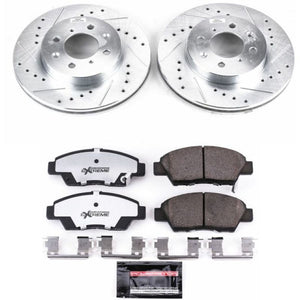 Power Stop 09-14 Honda Fit Front Z26 Street Warrior Brake Kit