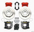 Wilwood Forged Dynalite P/S Park Brake Kit Red Mopar/Dana 2.50in Off w/Snap Ring Brng