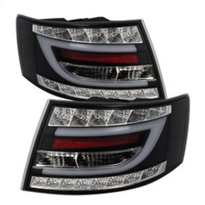 Spyder Audi A6 05-08 4Dr Sedan( not fit Quattro) Light Bar LED Tail Lights Blk ALT-YD-AA605-LBLED-BK