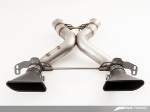 AWE Tuning McLaren 650S Performance Exhaust - Black Tips