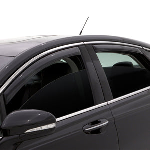 AVS 10-18 Ford Taurus Ventvisor In-Channel Front & Rear Window Deflectors 4pc - Smoke