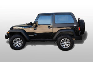 DV8 Offroad 07-18 Jeep Wrangler JK 2 Piece Fast Back Hard Top 2 Door (Dropship Only)