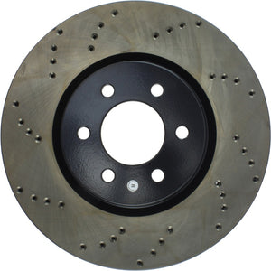 StopTech 92-02 Dodge Viper Drilled Front Right Cryo Rotor