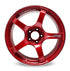 Advan TC4 18x9.5 +45 5-114.3 Racing Candy Red & Ring Wheel