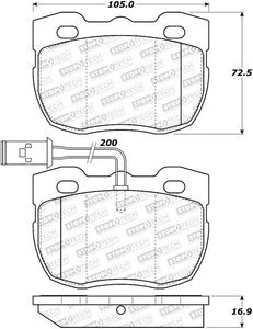 StopTech Street Brake Pads - Front