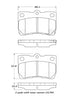 StopTech Street Touring 06 Lexus GS300/430 / 07-08 GS350 Rear Brake Pads
