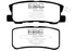 EBC 11-14 Chrysler 200 3.6 Redstuff Rear Brake Pads