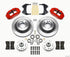 Wilwood Narrow Superlite 6R Front Hub & 1PC Rtr Kit 12.88in-Red WWE ProSpindle