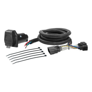 Curt 11-19 Ford Explorer Custom Wiring Harness (7-Way RV Blade Output)