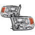 xTune Dodge Ram 1500 09-17 (Non-LED) OEM Style Headlights - OEM Chrome HD-JH-DR09-QU-C