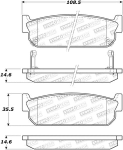 StopTech Street Brake Pads - Front