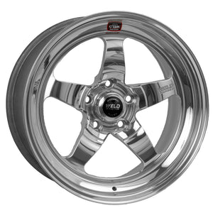 Weld S71 17x7 / 5x4.5 BP / 4.2in. BS Polished Wheel (High Pad) - Non-Beadlock