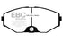 EBC 93-97 Infiniti J30 3.0 Redstuff Front Brake Pads
