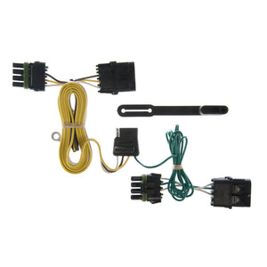 Curt 97-97 Jeep Wrangler Custom Wiring Harness (4-Way Flat Output)