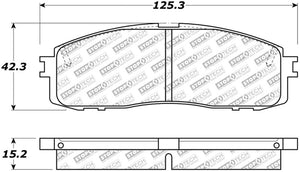 StopTech Street Select Brake Pads - Rear