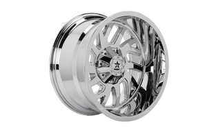 RBP 65R Glock 22x12 6x135/139.7 BP / 4.75 BS -44mm Offset 87mm CB (Hub Centric) Chrome Wheel