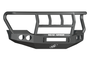 Road Armor 11-16 Ford F-250 Stealth Front Bumper w/Titan II Guard Standard Flare - Tex Blk