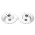 Power Stop 04-06 Mercedes-Benz E500 Front Evolution Drilled & Slotted Rotors - Pair