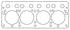 Cometic Triumph 1500cc Spitfire 74mm .043 inch Copper Head Gasket
