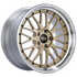 BBS LM 19x10 5x120 ET25 Gold Center Polished Lip Wheel -82mm PFS/Clip Required