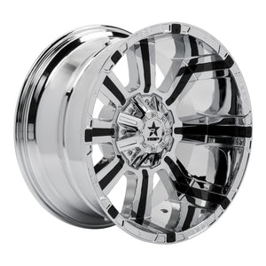 RBP 94R 22x12 8x170 BP / 4.75 BS -44mm Offset 125mm CB (Hub Centric) Chrome w/Blk Inserts Wheel