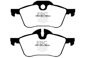 EBC 02-03 Mini Hardtop 1.6 Ultimax2 Front Brake Pads