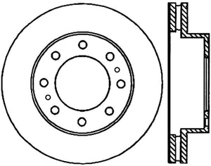 StopTech Power Slot 02-04 Avalance 2500 w/ 2in Raise Front Left Slotted CRYO Rotor