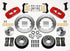 Wilwood AERO6 Front Hub Kit 14.00 Red 67-69 Camaro 64-72 Nova Chevelle
