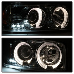 Spyder GMC Sierra 1500/2500/3500 99-06 Projector Headlights LED Halo LED Chrome PRO-YD-CDE00-HL-C