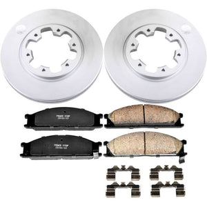 Power Stop 86-94 Nissan D21 Front Z17 Evolution Geomet Coated Brake Kit