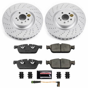 Power Stop 17-18 Mercedes-Benz GLS550 Front Z23 Coated Brake Kit