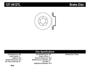 StopTech Slotted & Drilled Sport Brake Rotor