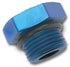 Russell Performance -8 AN Straight Thread Plug (Blue)