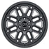 Black Rhino Hollister 17x9.5 6x139.7 ET-18 CB 112.1 Gloss Black w/Milled Spoke Wheel