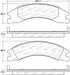 StopTech Street Brake Pads - Front