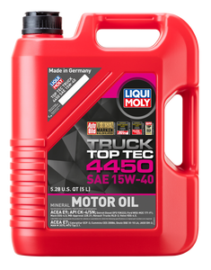 LIQUI MOLY 5L Top Tec Truck 4450 Motor Oil SAE 15W40