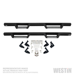 Westin 99-16 Ford F-250/350/450/550 Super Cab HDX Stainless Drop Nerf Step Bars - Tex. Blk