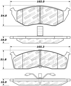 StopTech Sport Brake Pads w/Shims and Hardware - Front