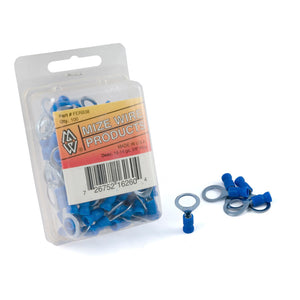 Curt Ring Terminals (16-14 Wire Gauge 3/8in Stud Size 100-Pack)