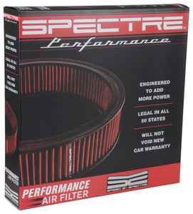 Spectre 1985 Cadillac Seville 5.7L V8 DSL Air Filter 14in. X 3in. - Red