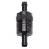 Edelbrock Fuel Filter Aluminum 3In X 01/ 1/8In 3/8In Inlet/Outlet Black