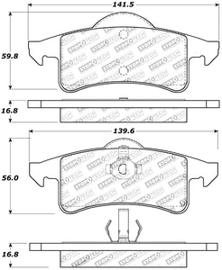 StopTech Sport Brake Pads w/Shims and Hardware